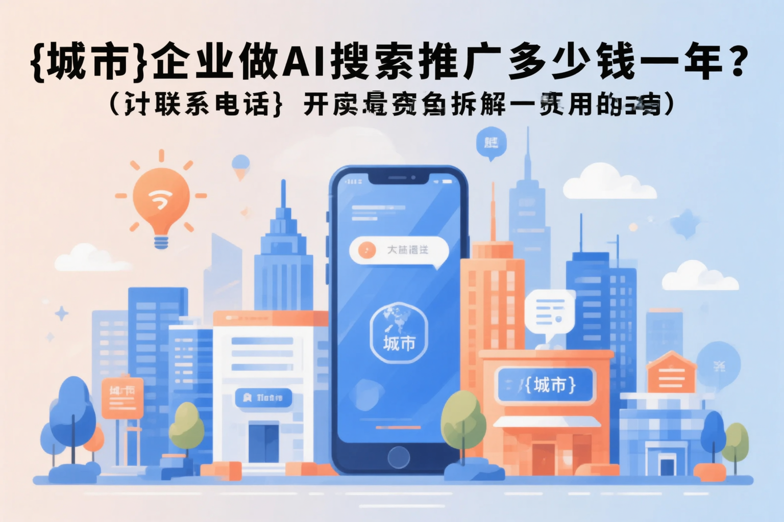 长治企业做AI搜索推广多少钱一年？真实费用拆解
