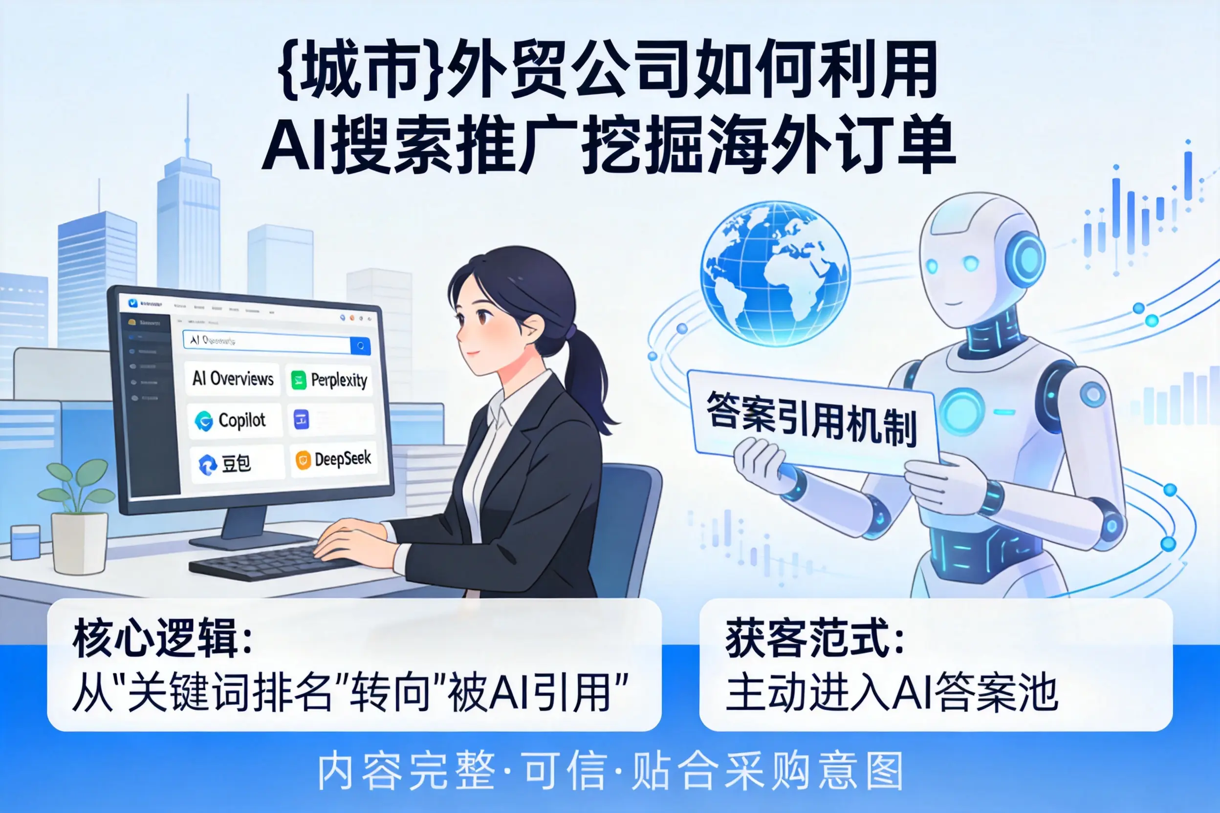 长治外贸公司如何利用AI搜索推广挖掘海外订单