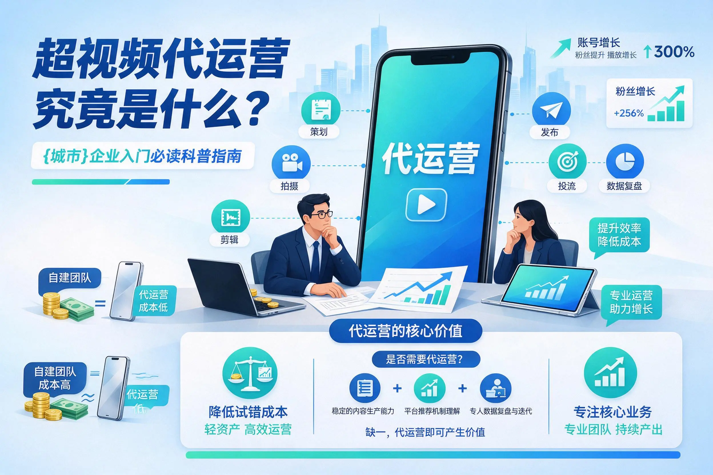 短视频代运营究竟是什么？长治企业入门必读科普指南