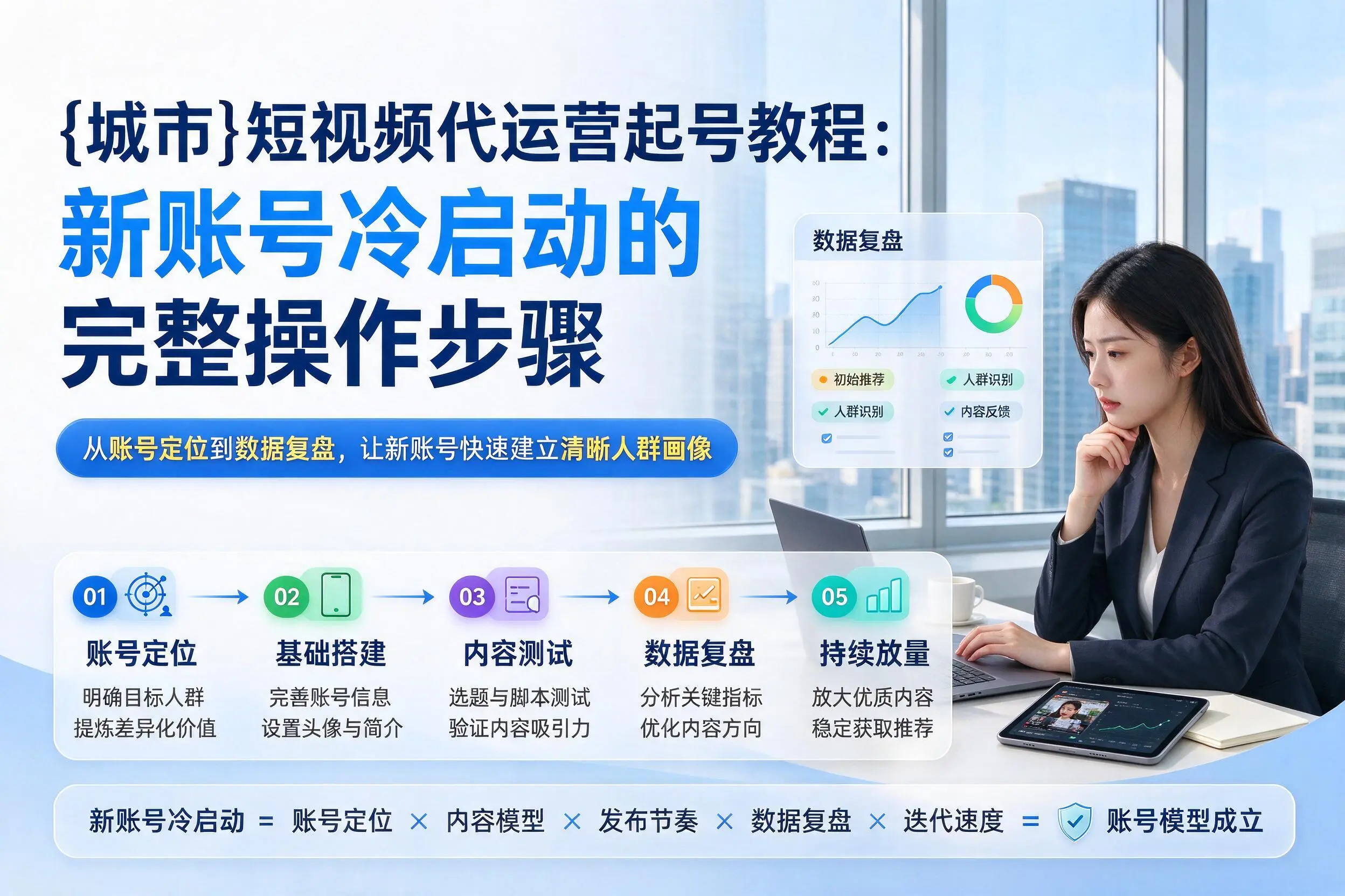 长治短视频代运营起号教程：新账号冷启动的完整操作步骤