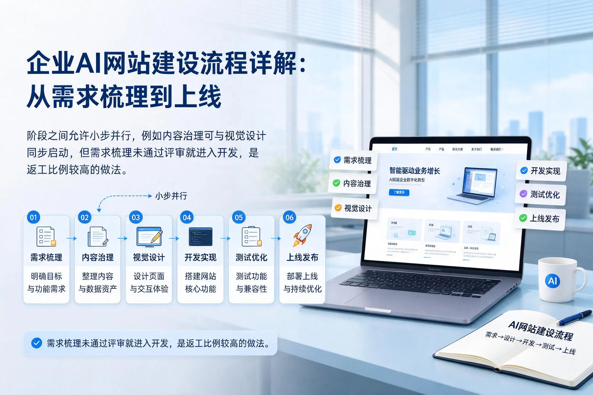 长治企业AI网站建设流程详解：从需求梳理到上线