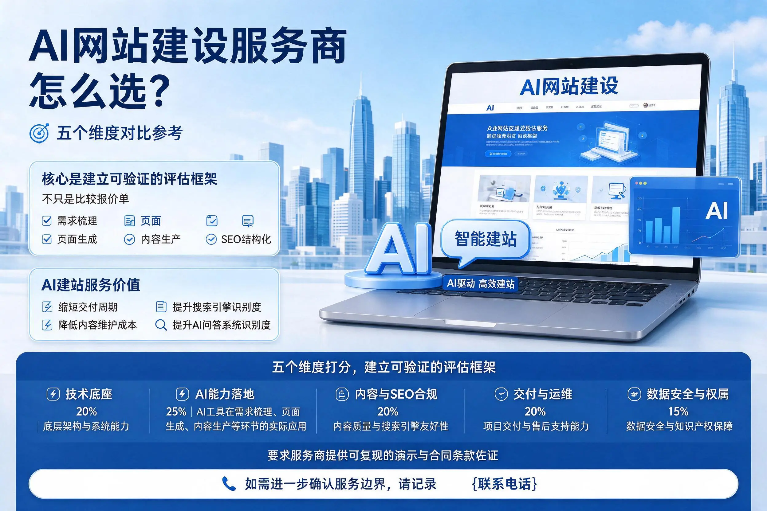 长治AI网站建设服务商怎么选？五个维度对比参考